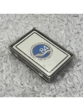 Vintage 1984 Louisiana World Exposition Playing Cards with Case #TM225